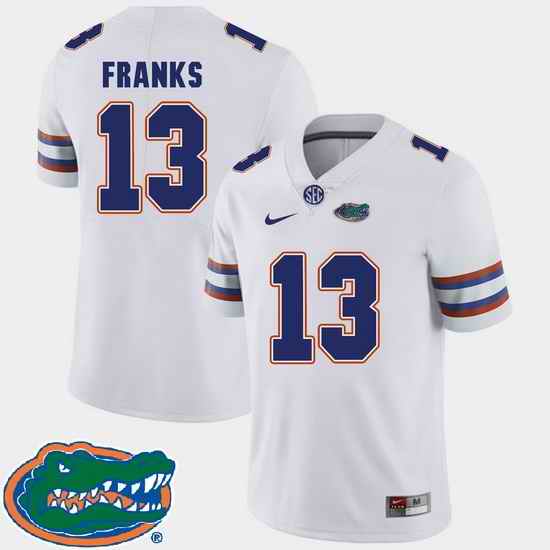Men Florida Gators Feleipe Franks White College Football Sec 2018 Jersey